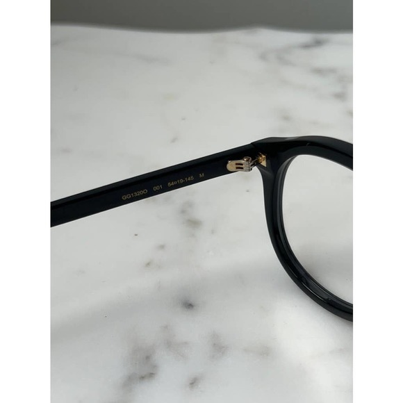 NEW Gucci GG1320O Black Oversized Aviator Eyeglasses Frames - Picture 9 of 9